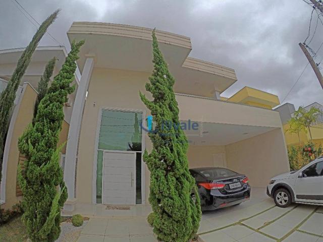 Linda casa à venda condomínio crystal park, área lazer privativa, vista para reserva ambie