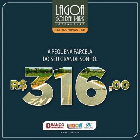 lotes parcelados Lagoa G. Park caldas novas - Lote a Venda no bairro Setor Lagoa... - Foto 7