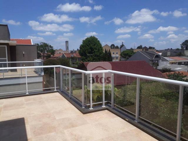 Excelente sobrado com arquitetura moderna no bairro boqueirão - Foto 10