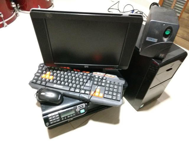 Computador Completo + Impressora HP