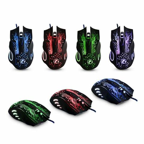 Mouse Game X9 2400 Dpi Usb Led - Foto 6