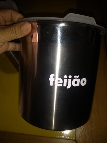 Potes para mantimentos inox 4 peças - Foto 2