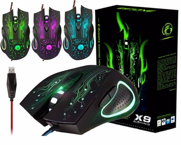 Mouse Game X9 2400 Dpi Usb Led - Foto 3