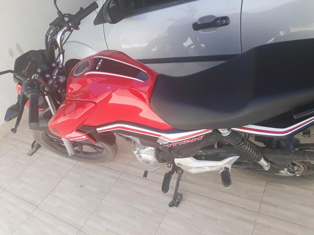 Cg titan ano 2019 modelo 2019 com 3 mil kilometros - Foto 2