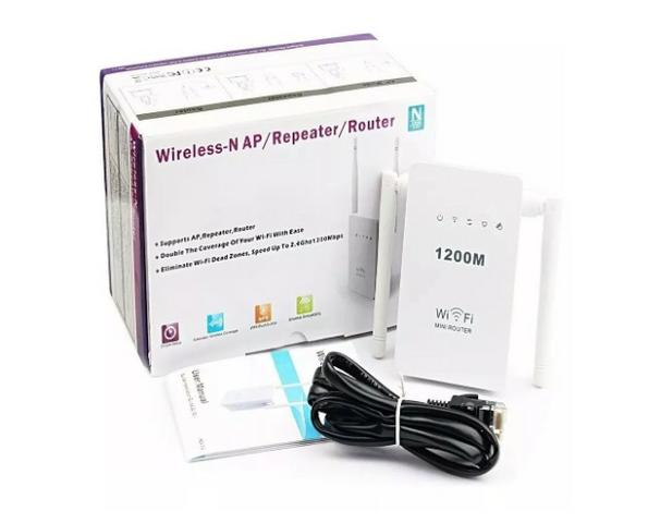 Mini Repetidor Wi-fi Wireless-n Ap Repeater Router 1200mbps