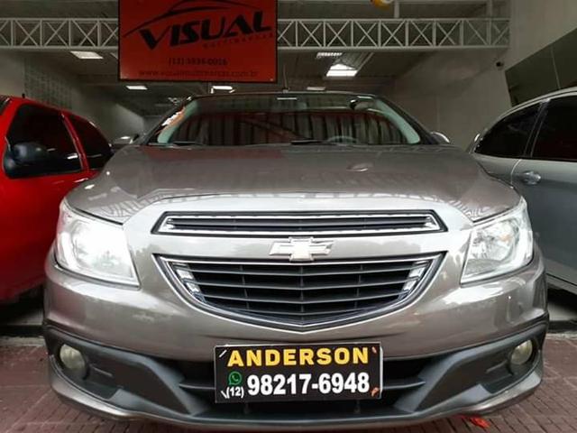 1 - GM Prisma LT 1.0 flex 2013/14 completo ipva 2020 grátis