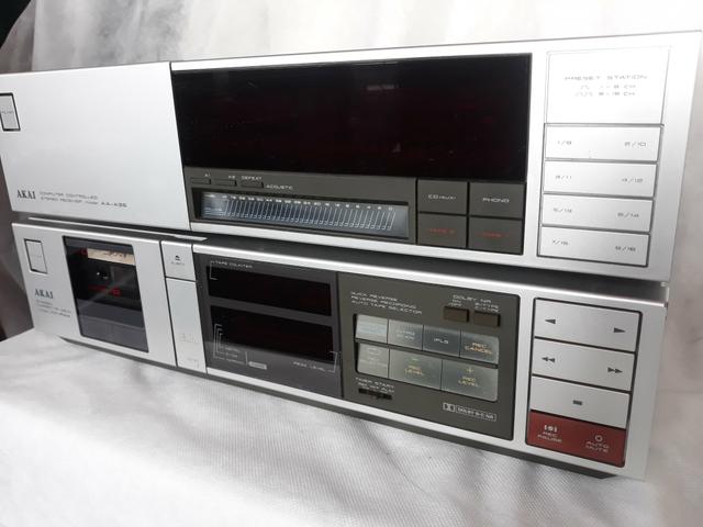 Sistem Akai (Tape Deck Auto reverse + Receiver)