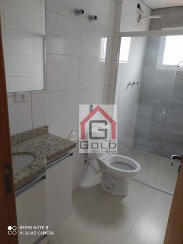 Apartamento com 3 dormitórios para alugar, 88 m² por R$ 2.000,00/mês - Campestre - Santo A - Foto 14