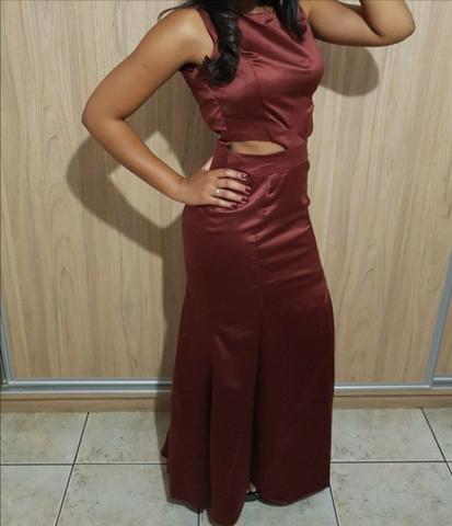Vestido Marsala