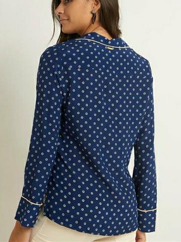 Camisa Le Lis Blanc de Seda - 42 - Foto 2