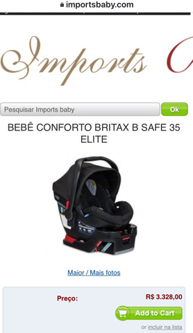 Bebê conforto Britax 35 Elite - Importado (Perfeito estado) - Foto 4
