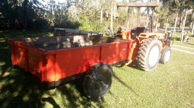 Trator agrale 4200 + reboque 2 toneladas - Foto 4
