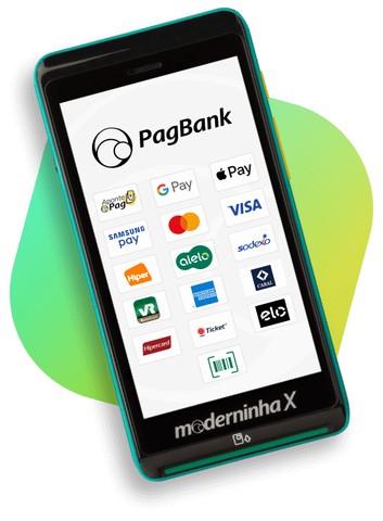 Moderninha X - máquina de cartão da Pag Bank 