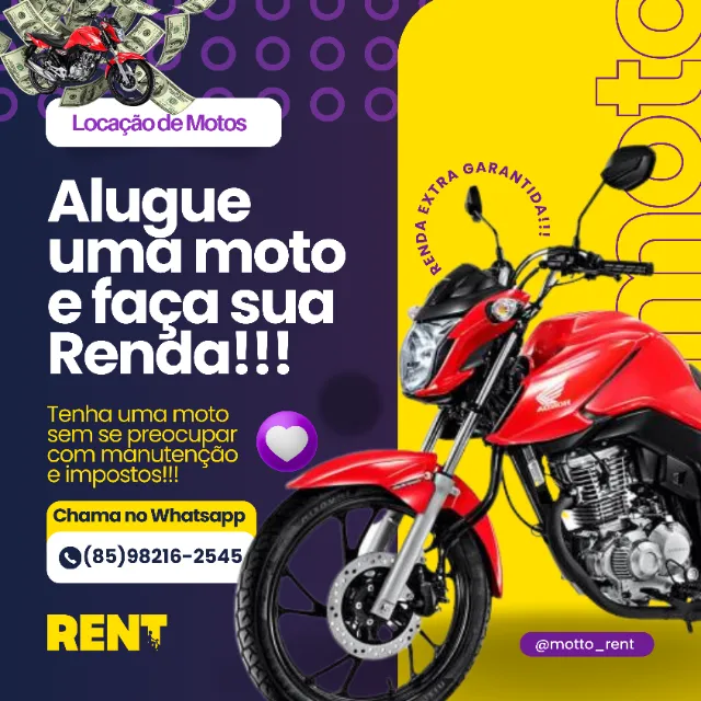 Aluguel de moto  +3440 anúncios na OLX Brasil