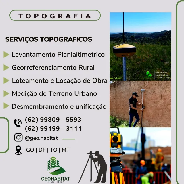 Topografia | Licenciamento Ambiental | Regularização de Chácara