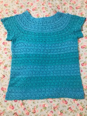 Blusa em crochê 