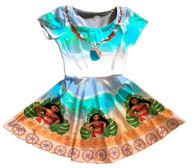 Vestido Moana - ADULTO - Desapegos de Roupas quase novas ou nunca