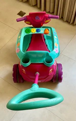 Triciclo Infantil Bandeirante Velobaby de Pedal com Empurrador