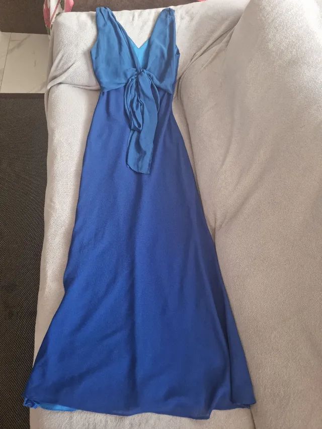 VESTIDO DE FESTA AZUL - Foto 2