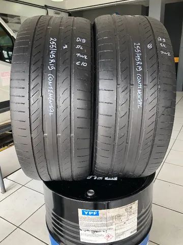 Kit 02 Pneus 255/45r19 Continental Contisportcontact 5 (usados) 5/6