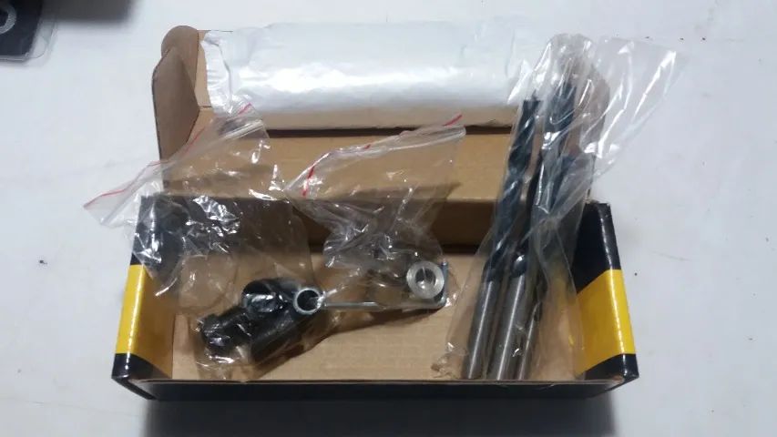 JOGO DE GABARITO DE FURAÇÃO EM ÂNGULO COM 14 PEÇAS VONDER - Foto 2