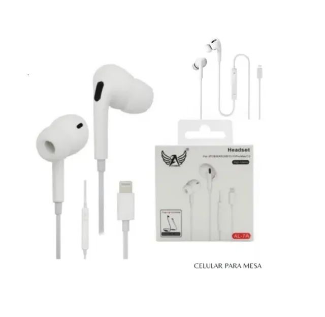Fone De Ouvido Al-7a Earphone Iphone Ltomex - Foto 3