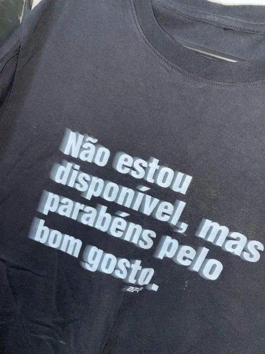 CAMISA PRETA COM INDIRETA  - Foto 3