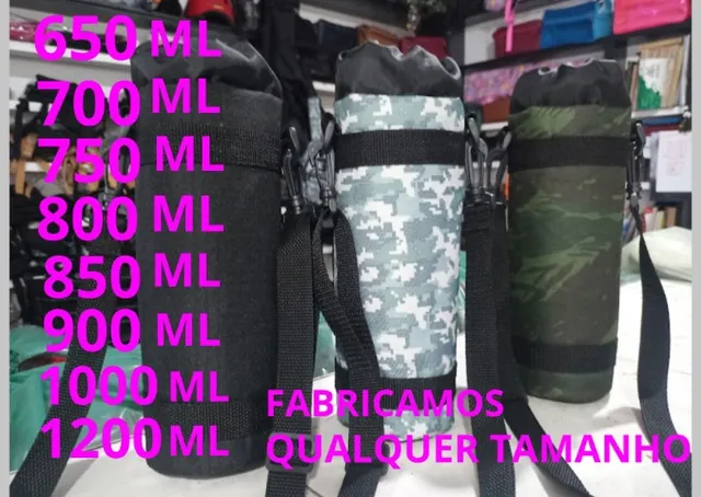 suporte para garrafa termica em varios tamanhos