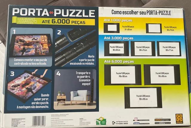 Porta Puzzle até 1000 peças