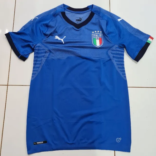 Camisa Itália Puma Azul Versão Jogador