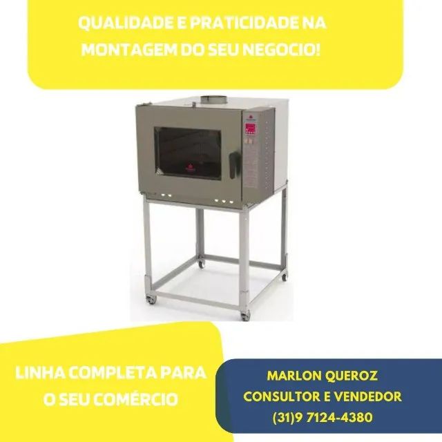 Forno Turbo Progas 5 Esteiras Novo