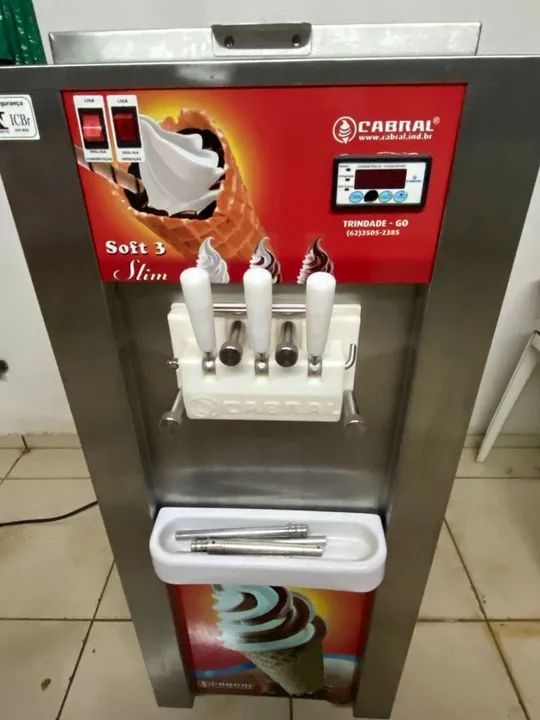 Máquina de sorvete italiano 