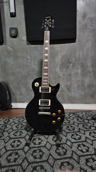 Guitarra Epiphone Standard Les Paul com Seymour Duncan SH1/SH4