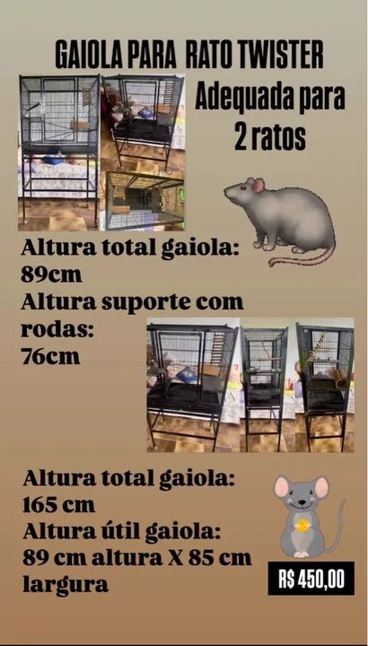 Gaiola Usada Para Twister