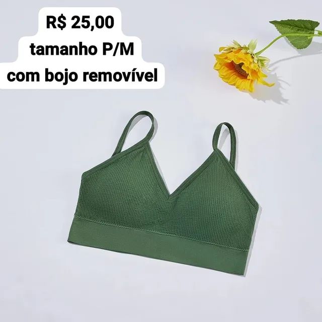 Sutiã lindos e maravilhosos super confortáveis tamanho P /M - Foto 2
