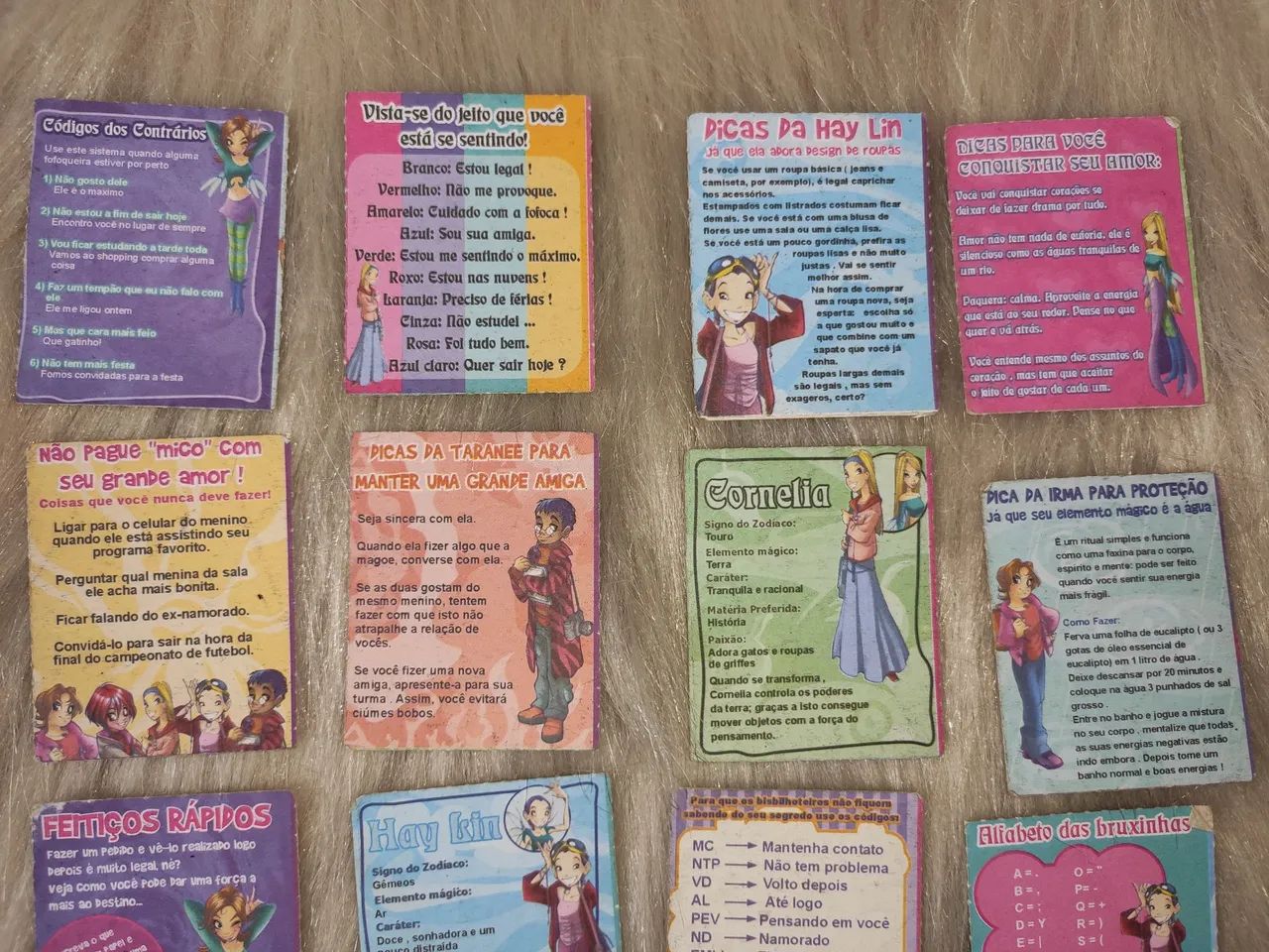 Cards caderno witch antigo revista witch - Foto 3
