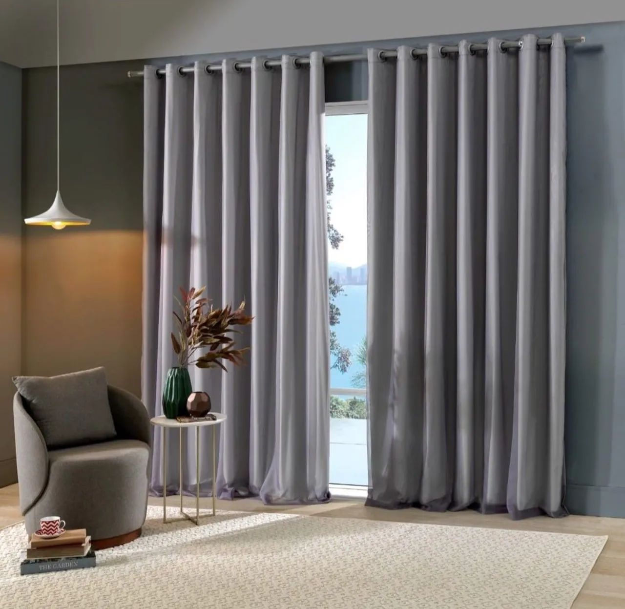 Cortinas Com Blackout e Véu - Elegância e Sofisticação
