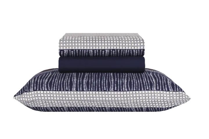 Jogo de Cama Casal Queen Size 4 Peças em Microfibra Modelo Logan - Foto 2