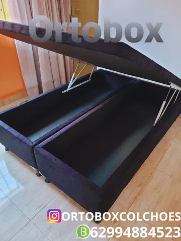 Cama Box Baú Casal bi partido /blindado - Foto 2
