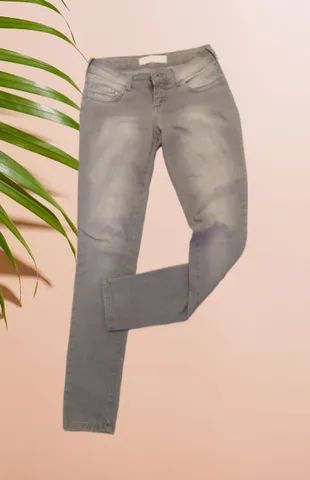 Calça jeans cinza zara tamanho 36