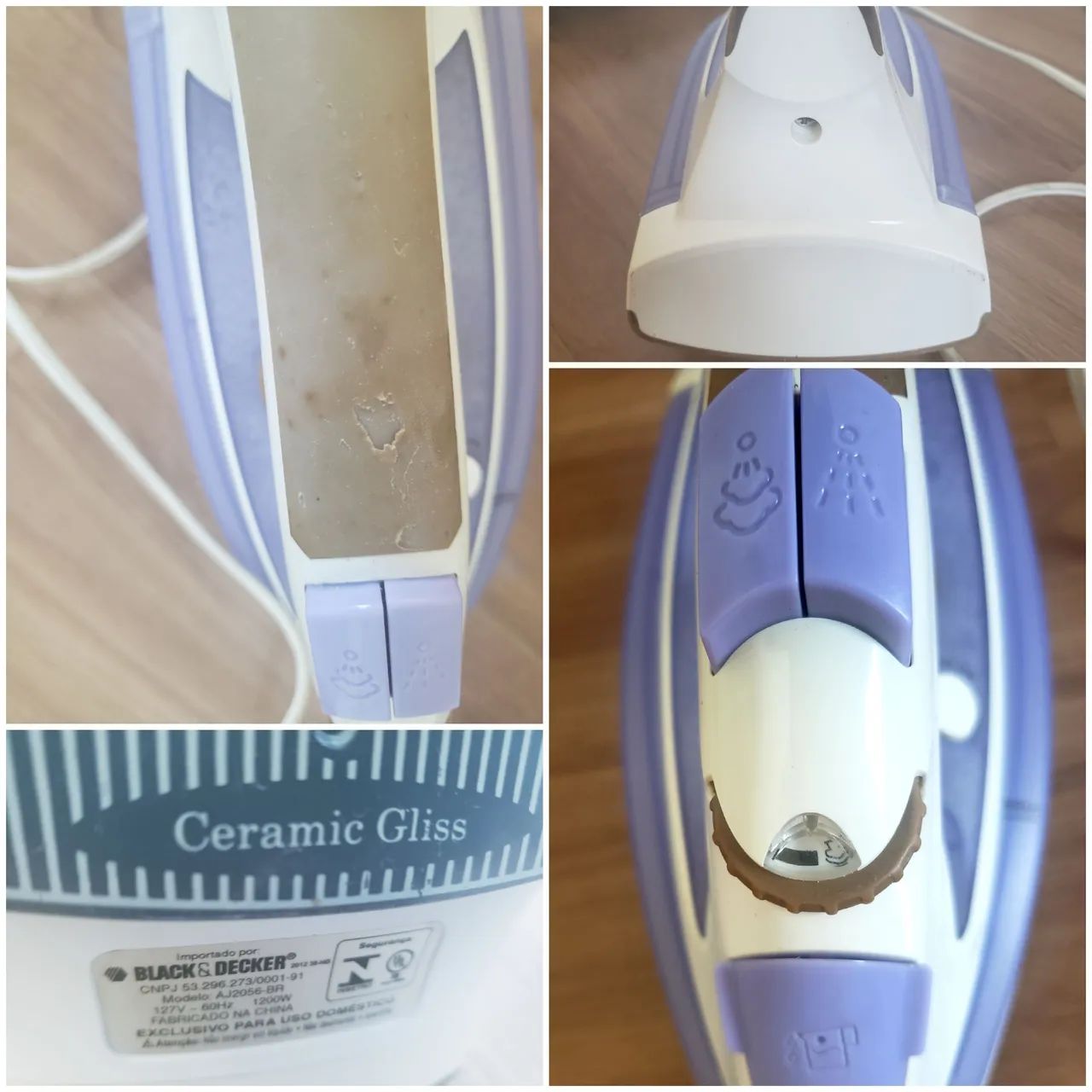  HOJE 30,00.    Ferro à vapor Black decker. Ler descrição  - Foto 4