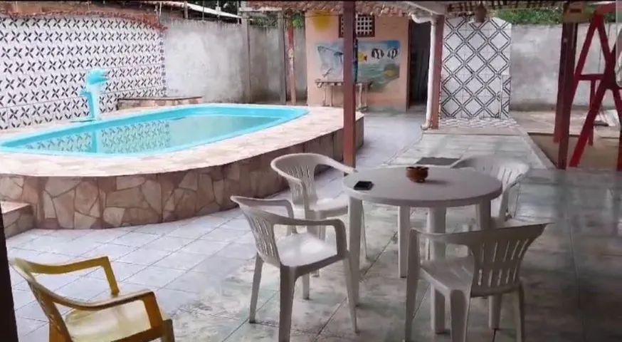 Casa com 2 quartos, piscina área goumert - Santa Bárbara 