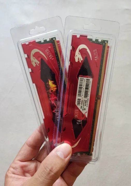 Memória Ram Jazer DDR4 3200mhz (2x16gb) 32gb Novo - Foto 4