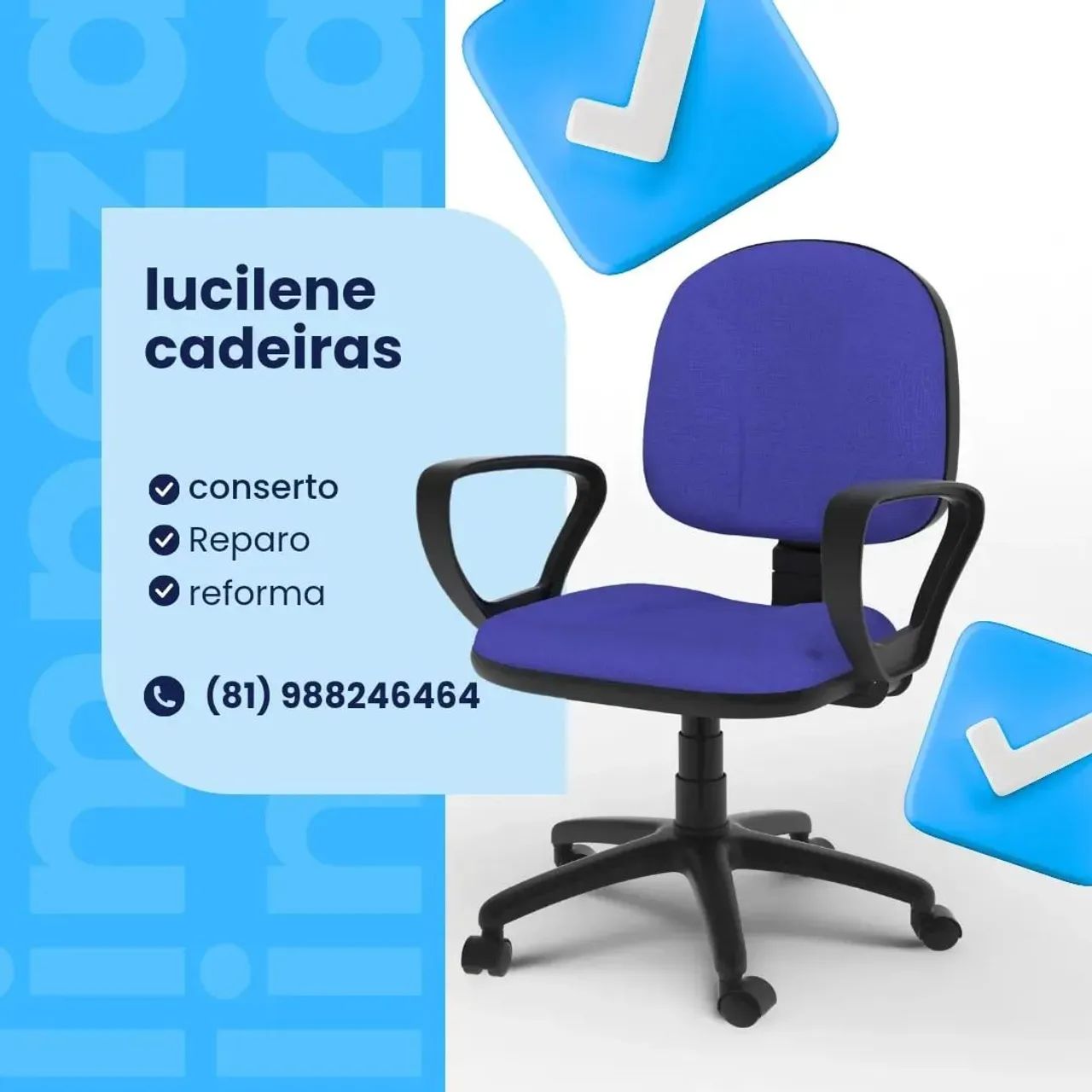 Conserto em cadeiras de escritório  - Foto 6