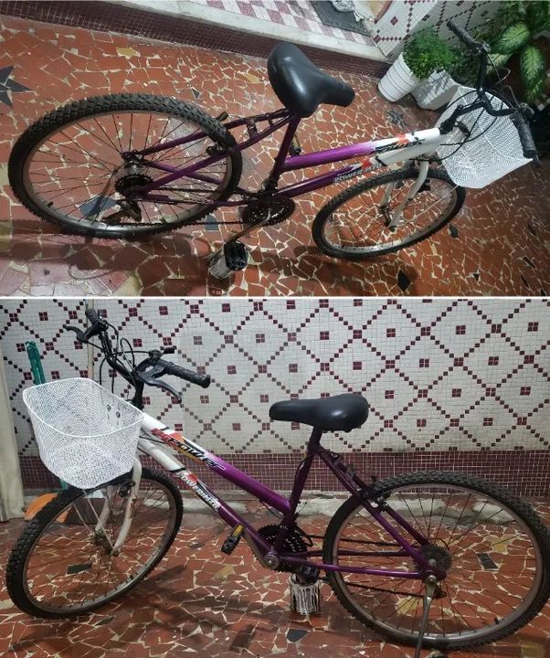 Bicicleta Feminina Power Mtb 18 Marchas Cestinho  - Foto 4