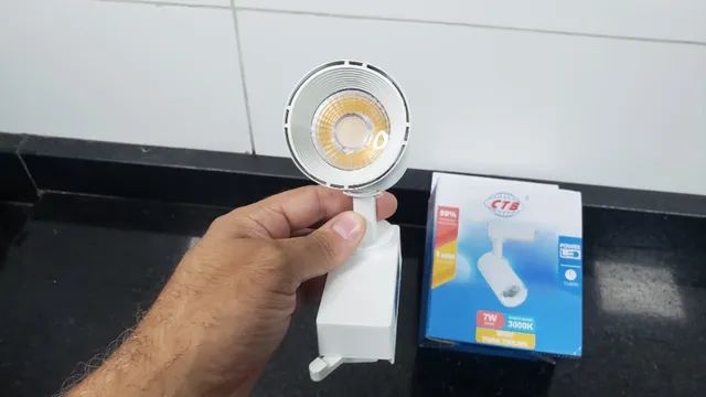 Spot Led 7w 3000k branco quente  - Foto 6