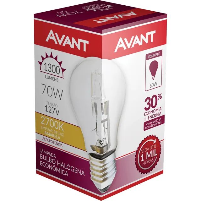 Lampada Incandescente Halogena 70w 127v - Foto 2