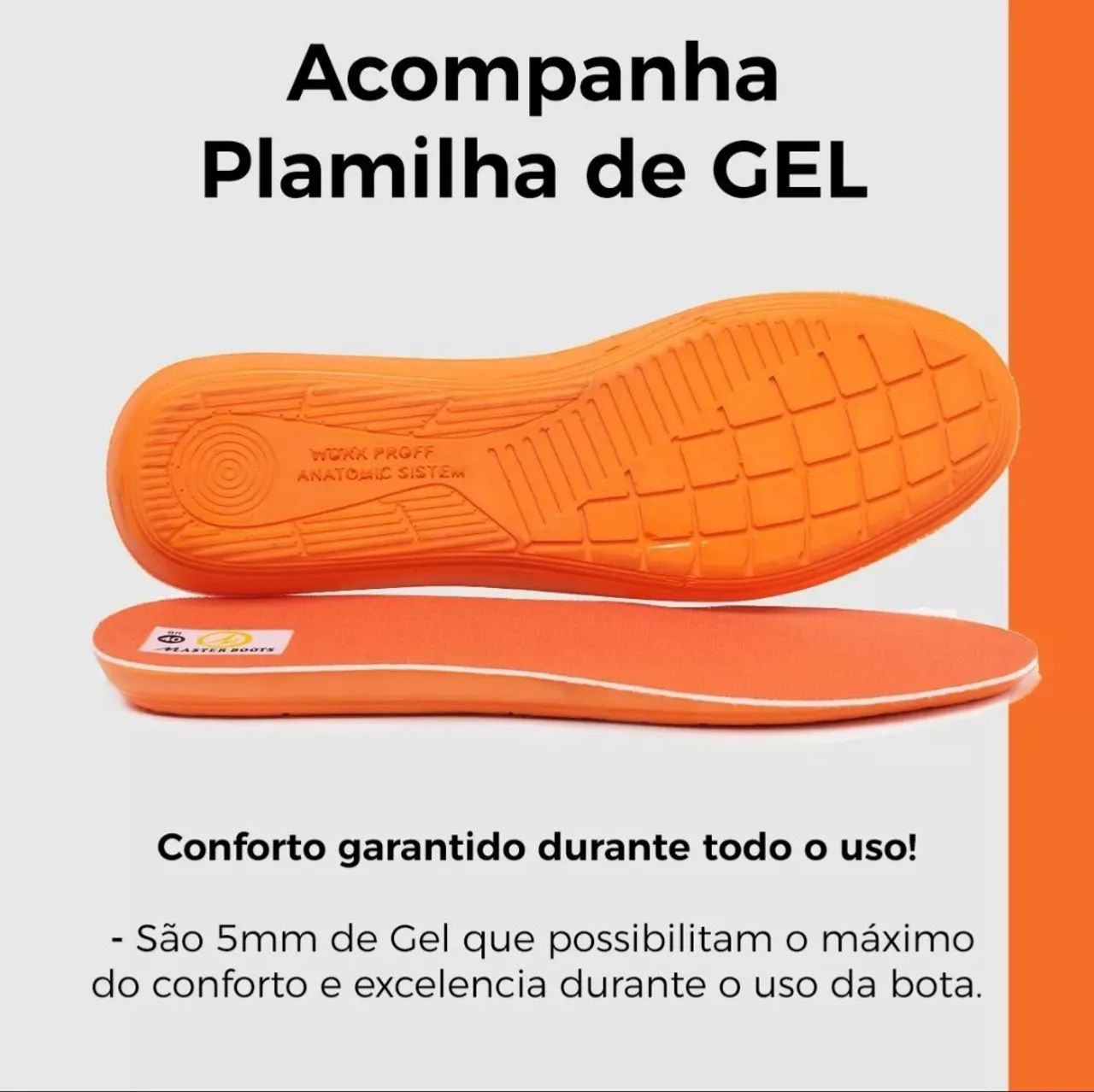 Bota de Motociclista Master Boots em couro Tam 43 - Foto 4