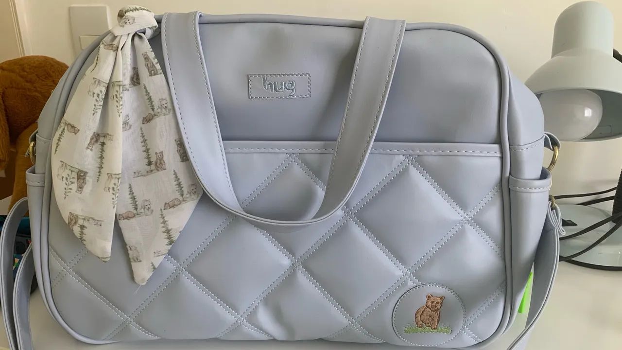 Bolsa maternidade Hug - Azul bebê