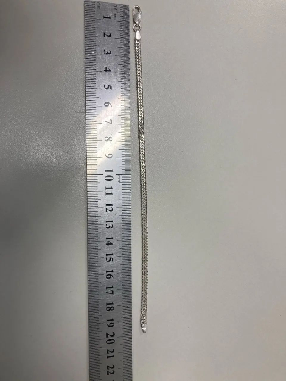 Pulseira prata 4 mm